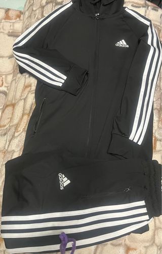 Chándal Negro Unisex Talla S 
