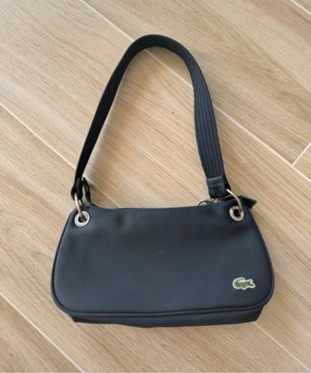 Bolso Lacoste Negro vintage