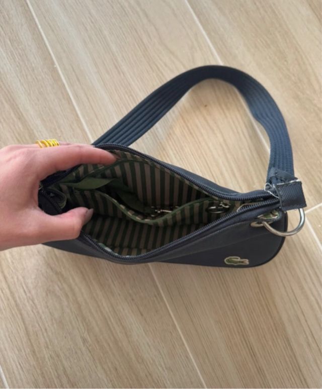 Bolso Lacoste Negro vintage