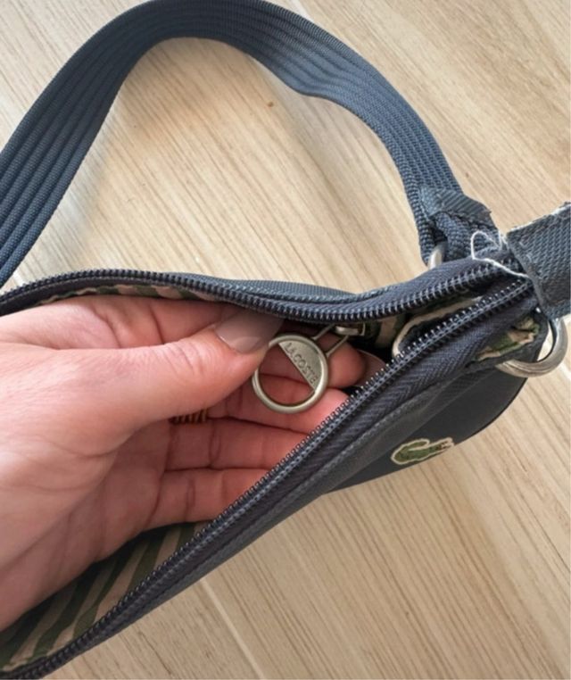 Bolso Lacoste Negro vintage