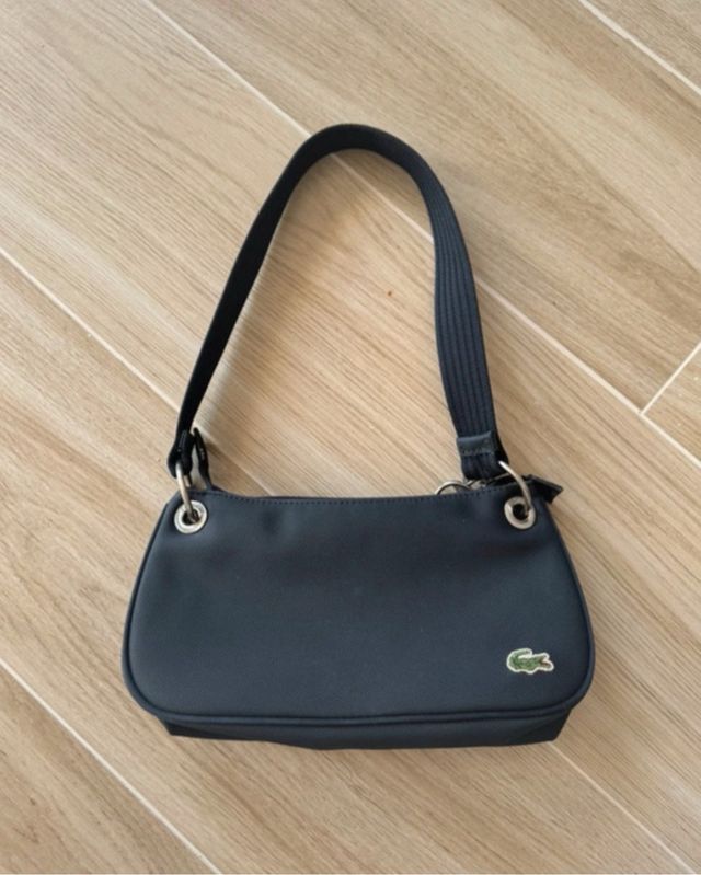 Bolso Lacoste Negro vintage