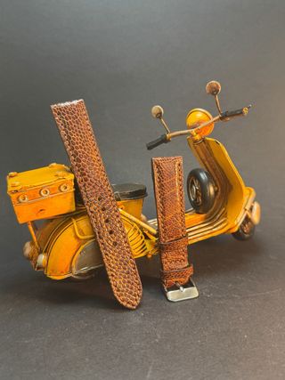 Correa de reloj artesanal de piel