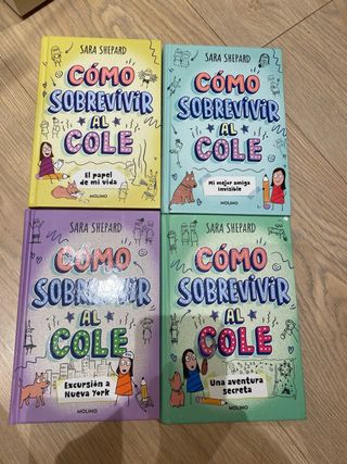 Libros como sobrevivir al cole 1 al 4