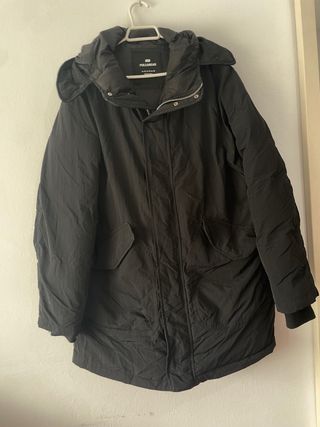 Chaqueta acolchada Pull&Bear negra