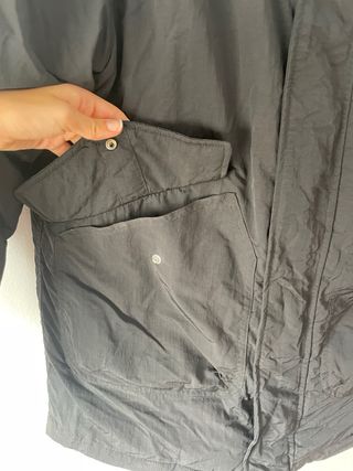 Chaqueta acolchada Pull&Bear negra