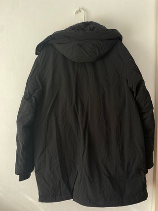 Chaqueta acolchada Pull&Bear negra