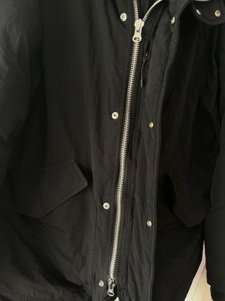 Chaqueta acolchada Pull&Bear negra