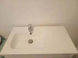 Mueble de baño blanco + Espejo
