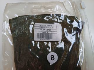Guantes de vuelo verdes talla 8