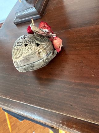 Pot pourri antico a forma di cuore