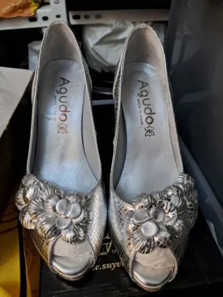 Zapatos Plata Fiesta Plata Talla 39