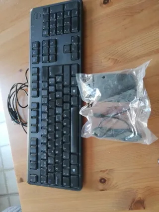 Teclado y Ratón Dell Negro