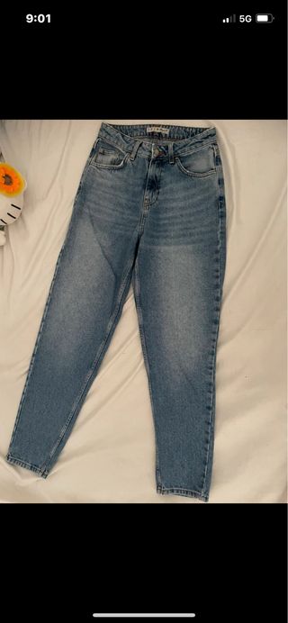 Pantalón vaquero tiro alto boyfriend Denim Co