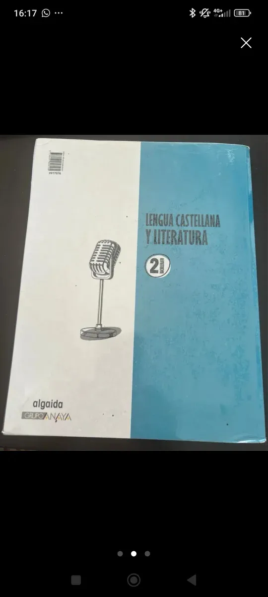 LIBRO DE LENGUA CASTELLANA Y LITERATURA DE 2° BACH