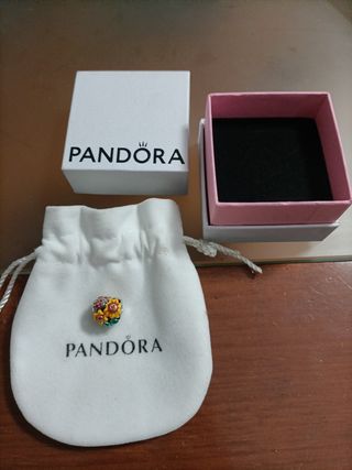Charm Pandora Flor Plata Auténtico Nuevo