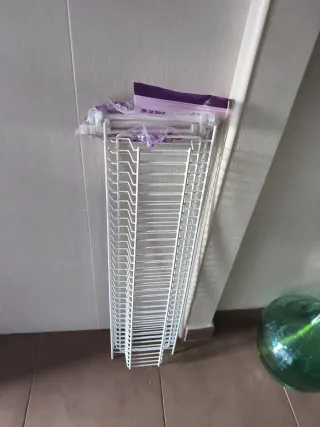 Escurreplatos mueble 80cm metal blanco