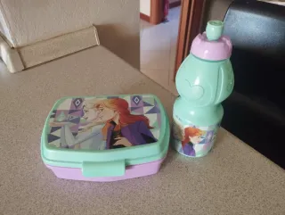 Box merenda + borraccia Frozen