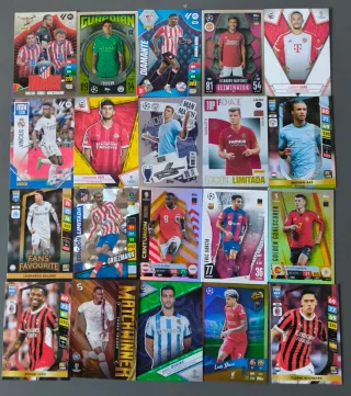 Lote 20 cromos variados fútbol