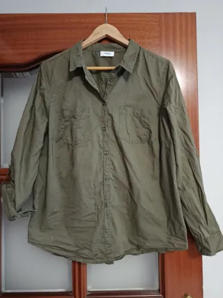 Camisa verde mujer