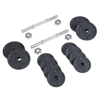 PRODUCTO OCASIÓN: Kit mancuernas musculación 20 kg