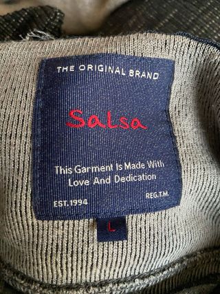 Sudadera Salsa con capucha gris Talla L