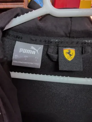 Sudadera Puma Ferrari Negra