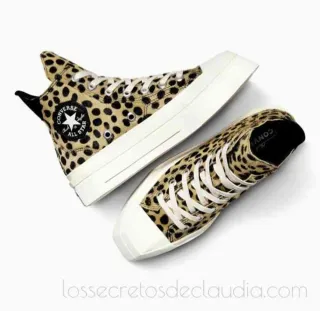 NUEVOS CONVERSE de Luxe Squared Leopard tendencia 
