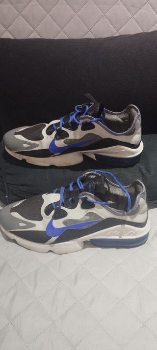 Botines Nike Air Max Azul y Blanco