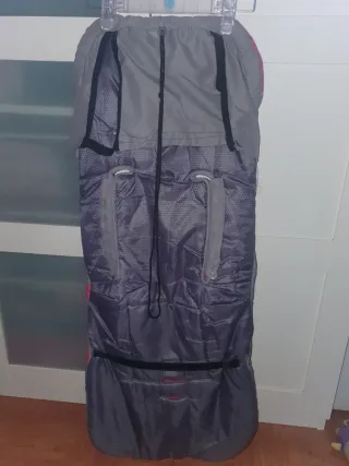 Saco Silla Bebé Minnie Mouse Rosa Gris