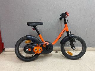 Bicicleta infantil Btwin naranja