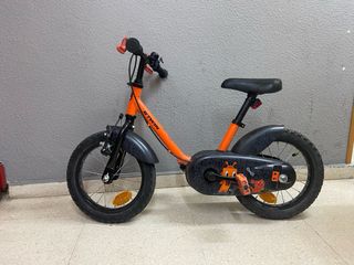 Bicicleta infantil Btwin naranja