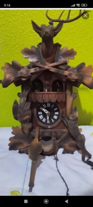 Reloj de cuco de pared madera