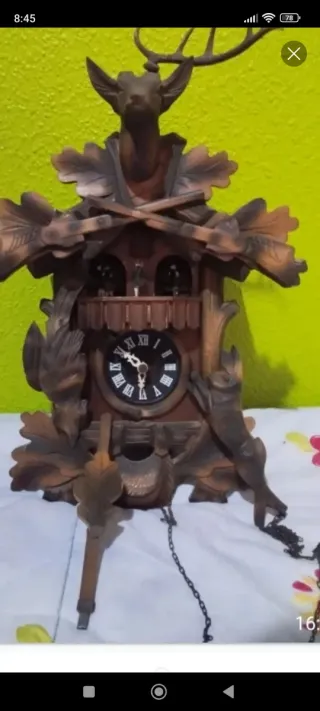 Reloj de cuco de pared madera