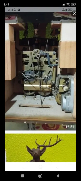 Reloj de cuco de pared madera