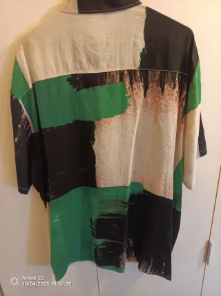 Camisa Hawaiana Manga Corta Estampada