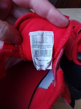 Deportivas niño Artengo Talla 34