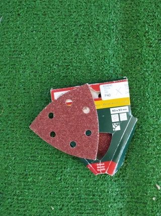 1 Paq Lijas triangulares Metabo P40 (5uds)