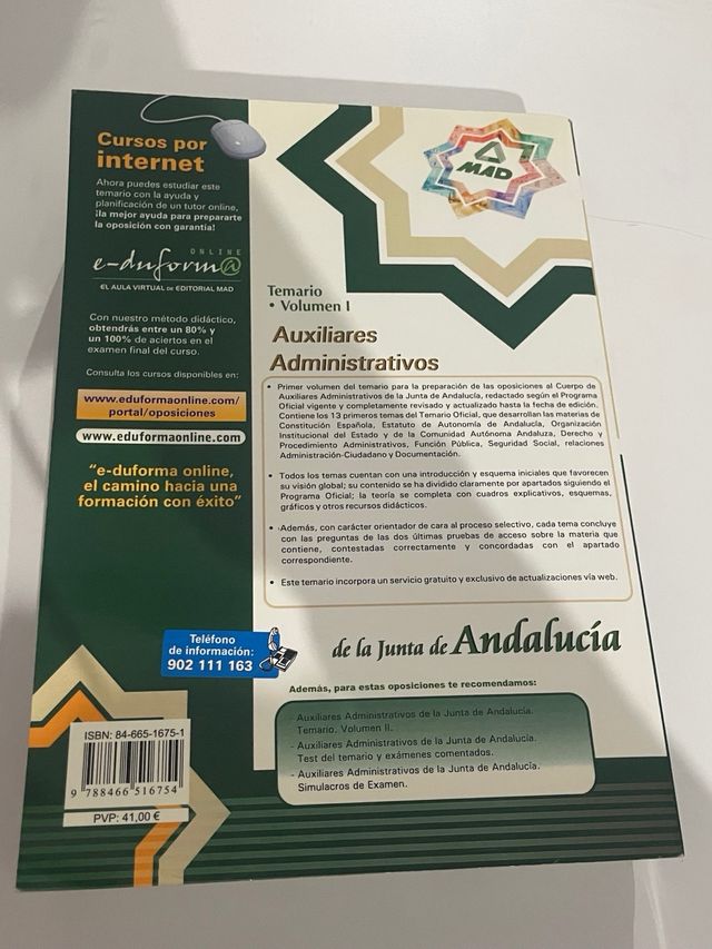 libro auxiliares administrativos 