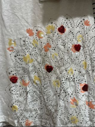 Camiseta Desigual Talla M Flores
