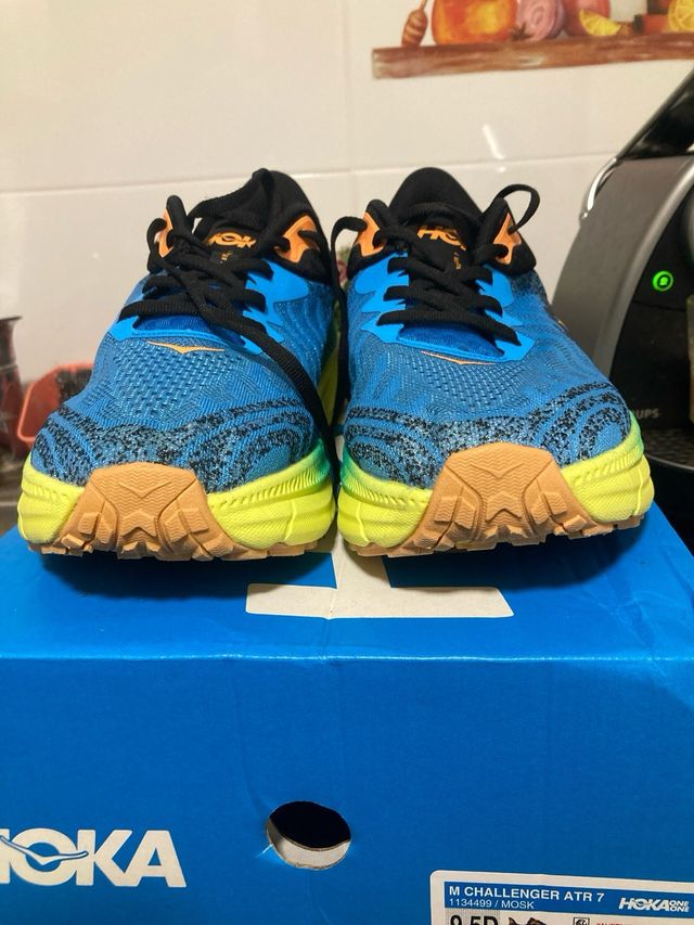 Hoka Challenger ATR 7 Talla 43 1/3 Azul/Verde Mont