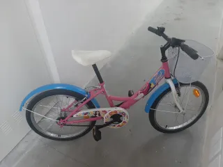 Bicicleta Infantil Rosa y Azul