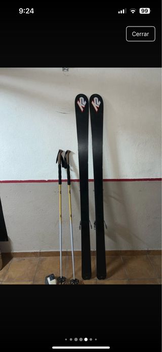 Esquís de travesía K2 Backup con bastones
