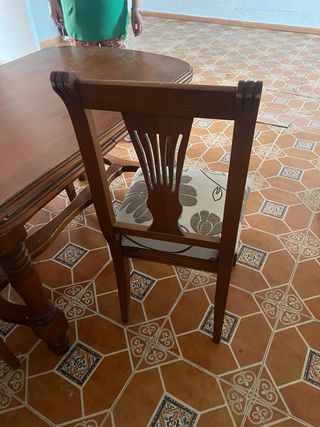 Mesa Comedor Extensible Madera Maciza