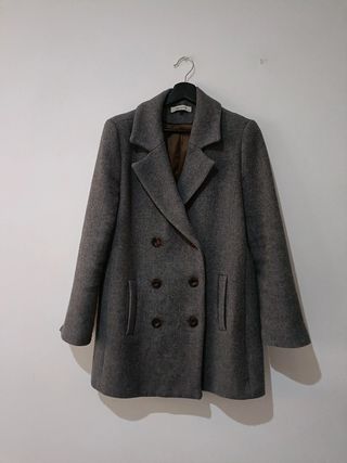 Abrigo Trucco Gris Talla S