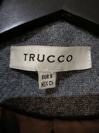 Abrigo Trucco Gris Talla S