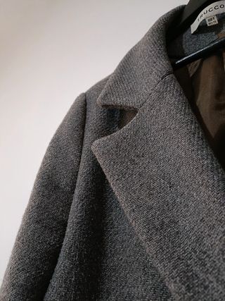 Abrigo Trucco Gris Talla S