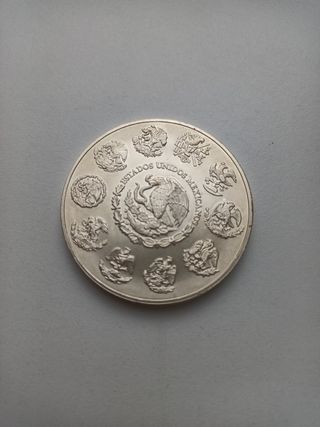Moneda Libertad 2 Onzas Plata Pura 1996