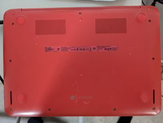 Portátil HP Chromebook Linux GalliumOS Rojo