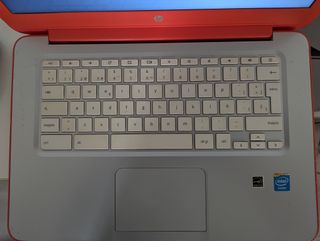 Portátil HP Chromebook Linux GalliumOS Rojo