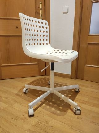 Silla de oficina Ikea blanca